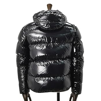 ✨美品✨HERNO ヘルノ 七分丈 ナイロンジャケット ジップアップ ブラック HERNO ヘルノ A-Shape Satin Down Coat ダウンコート サテン A